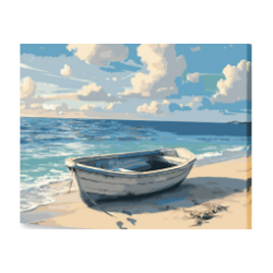 KIT PAINT BY NUMBERS CON BASTIDOR PAZ EN LA ORILLA 50X65